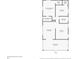 Layout of living room, dining room, kitchen, bedrooms, and bathrooms with dimensions at 136 Seaward Way, North Port, FL 34287