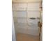 Walk-in pantry with wire shelving for ample storage at 1601 Park Beach Cir # 125/11, Punta Gorda, FL 33950