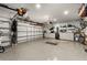 Garage with storage and shelving at 17638 Palmetto Pass Ln, Punta Gorda, FL 33982