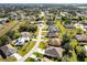 Aerial view highlighting the home's desirable neighborhood setting at 183 Castile Ct, Punta Gorda, FL 33983