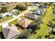 Aerial view showing house location and neighborhood at 183 Castile Ct, Punta Gorda, FL 33983