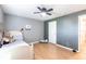 Spacious bedroom with wood floors and ceiling fan at 183 Castile Ct, Punta Gorda, FL 33983