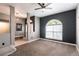 Living room featuring hardwood floors and a large window at 183 Castile Ct, Punta Gorda, FL 33983