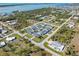 Aerial view of community with waterfront access at 1956 Wyoming Ave # 0, Englewood, FL 34224