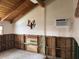 Bedroom under renovation, showing wooden framing at 227 Harvey St, Punta Gorda, FL 33950