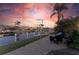 Enjoy sunsets from your waterfront patio, complete with wicker furniture at 2358 El Cerito Ct, Punta Gorda, FL 33950