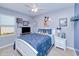 Bright bedroom with Mickey Mouse theme, comfortable bed and plenty of storage at 25281 E Lenox Cir, Punta Gorda, FL 33950