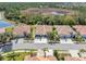 Birds-eye view of residence showcasing landscaping, roof and location within the Del Webb community at 2860 Arugula Dr, North Port, FL 34289