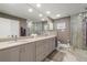Elegant bathroom with double vanity and large shower at 2871 Coral Way, Punta Gorda, FL 33950