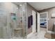 Spa-like bathroom with shower, tile, and vanity at 2871 Coral Way, Punta Gorda, FL 33950