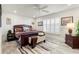 Spacious bedroom with king-size bed, ample natural light, and updated flooring at 2871 Coral Way, Punta Gorda, FL 33950