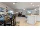 Open dining room with kitchen and living room views at 2871 Coral Way, Punta Gorda, FL 33950