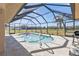 Relaxing screened pool with open space view at 413 San Ambrosio St, Punta Gorda, FL 33983