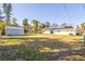 Large backyard with shed and solar panels at 4338 Shappell St, Port Charlotte, FL 33948