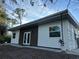 Modern shipping container home with a stylish exterior design at 489 & 497 Campbell St, Port Charlotte, FL 33953