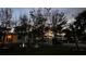 Night view of home's exterior and landscaping at 489 & 497 Campbell St, Port Charlotte, FL 33953