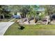 Modern single story home with nicely landscaped front yard at 489 & 497 Campbell St, Port Charlotte, FL 33953