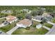 Aerial view of a house and surrounding neighborhood at 4959 Cromey Rd, North Port, FL 34288