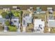 High-angle view of waterfront home and surrounding properties at 498 E Tarpon Nw Blvd, Port Charlotte, FL 33952