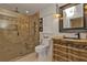 Spa-like bathroom with a large walk-in shower at 498 E Tarpon Nw Blvd, Port Charlotte, FL 33952