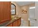 Bathroom with granite vanity and bathtub at 498 E Tarpon Nw Blvd, Port Charlotte, FL 33952