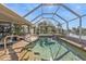 Refreshing pool with waterfall feature at 498 E Tarpon Nw Blvd, Port Charlotte, FL 33952