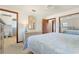 Bedroom with a king-size bed and en-suite bathroom at 520 Boardman Dr, Punta Gorda, FL 33950