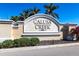 Close-up view of Calusa Creek community sign at 5277 Shell Mound Cir, Punta Gorda, FL 33982