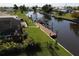 Private dock with boardwalk, offering waterfront access at 136 Godfrey Ne Ave, Port Charlotte, FL 33952