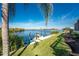 Scenic view of the waterway from the private dock at 1454 Surfbird Ct, Punta Gorda, FL 33950