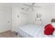 Comfortable bedroom with double bed and nautical-themed decor at 17521 Pomegrante Way, Punta Gorda, FL 33955