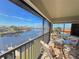 Relax on this screened balcony overlooking the water at 2601 W Marion Ave # 45C, Punta Gorda, FL 33950