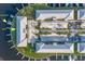 Top-down view of condo building and parking at 3640 Bal Harbor Blvd # 313, Punta Gorda, FL 33950