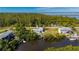 Home shown in an aerial view, near the water at 414 Glenholm Ave, Punta Gorda, FL 33950