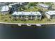 Aerial view of condo complex near waterway at 601 Shreve St # 46A, Punta Gorda, FL 33950