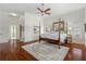 Spacious main bedroom with hardwood floors and a walk-in closet at 920 Via Tripoli, Punta Gorda, FL 33950