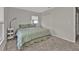 Bedroom with closet, carpet flooring, neutral paint, and a window at 1230 Gantry Rd, North Port, FL 34288