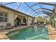 Relaxing screened pool with plenty of space for lounging at 13298 Scrub Jay Ct, Port Charlotte, FL 33953