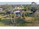 Aerial view showing home and pool at 157 Angol St, Punta Gorda, FL 33983