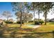 Spacious backyard with basketball court at 157 Angol St, Punta Gorda, FL 33983