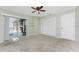 Bedroom with sliding door to pool area at 157 Angol St, Punta Gorda, FL 33983