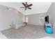 Living room with vaulted ceiling and neutral decor at 157 Angol St, Punta Gorda, FL 33983