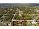 Aerial view showing a house's location within a neighborhood at 158 Chickering St, Port Charlotte, FL 33954