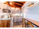 Cozy kitchen with light gray cabinets and wood countertops at 159 Date St, Punta Gorda, FL 33980