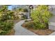 Brick walkway leading to the front entrance of the home at 2202 Gold Oak Ln, Sarasota, FL 34232