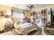 Charming bedroom with a queen-size bed and unique decor at 2455 Pellam Blvd, Port Charlotte, FL 33948