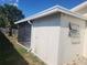 Exterior view of an outdoor shed with screen, with a practical space for storage and organization at 2461 Ivanhoe St, Port Charlotte, FL 33952