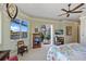 A bedroom that has waterfront views at 2580 Brazilia Ct, Punta Gorda, FL 33950