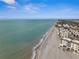 Beachfront community aerial view at 2726 N Beach Rd, Englewood, FL 34223