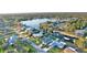 Aerial view of waterfront homes and canals at 4200 Kilpatrick St, Port Charlotte, FL 33948